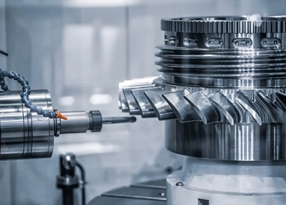 CNC turning of precision impeller component